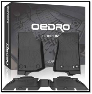 OEDRO Floor Liner Floor Mats For Jeep Wrangler 2 Door 4 Door