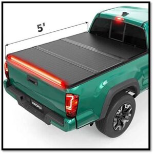 oEdRo Hard Tri-fold Truck Bed Tonneau Cover For Toyota Tacoma