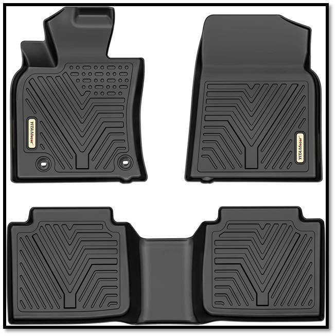 YITAMOTOR All Weather Custom Fit Floor Liner Floor Mats For Toyota Camry