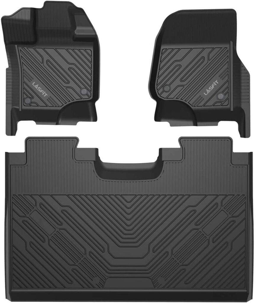 LASFIT All Weather Floor Liner Floor Mats For Ford F150