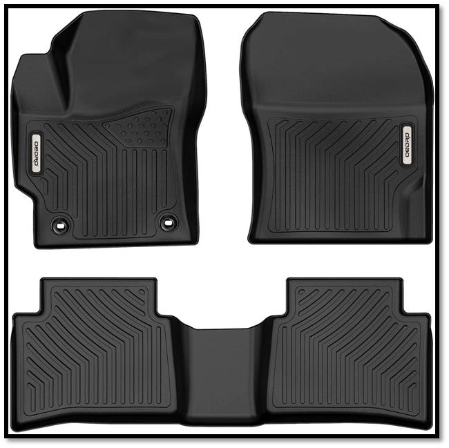 OEDRO All Weather Protection Floor Liner Floor Mats For Toyota Corolla