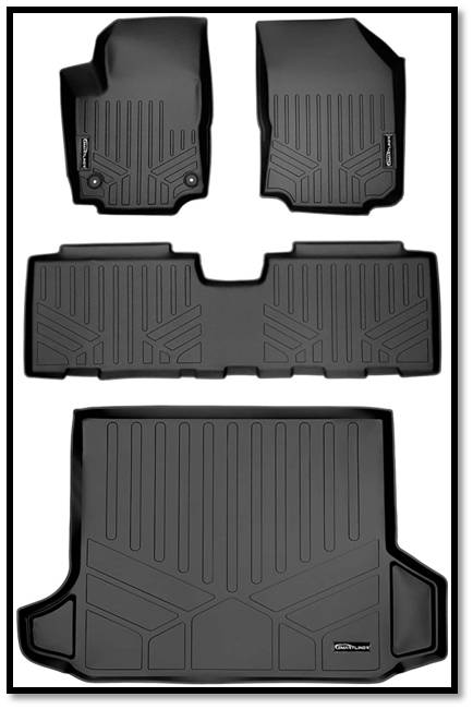 SMARTLINER Custom Fit Floor Liner Floor Mats For Chevrolet Equinox